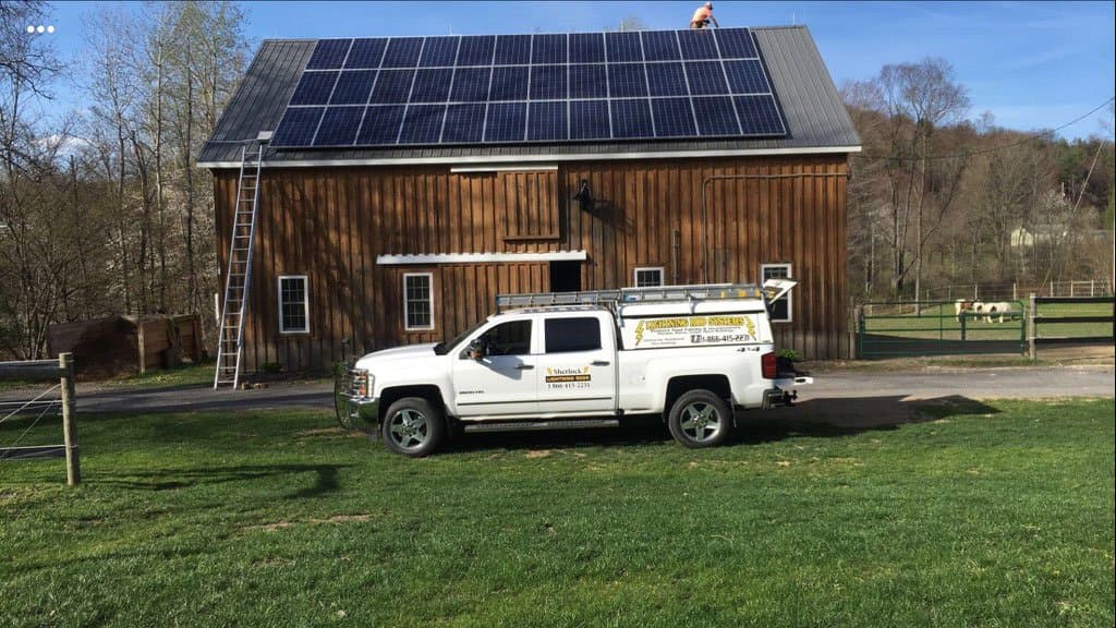 RS Lightning Protection job site photo