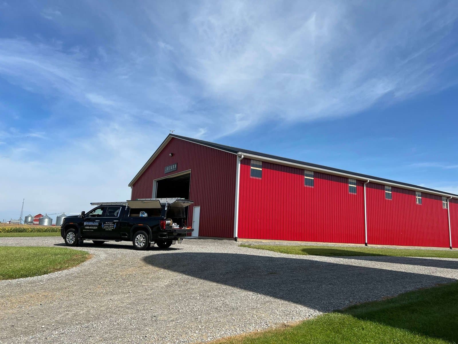 RS Lightning Protection job site photo