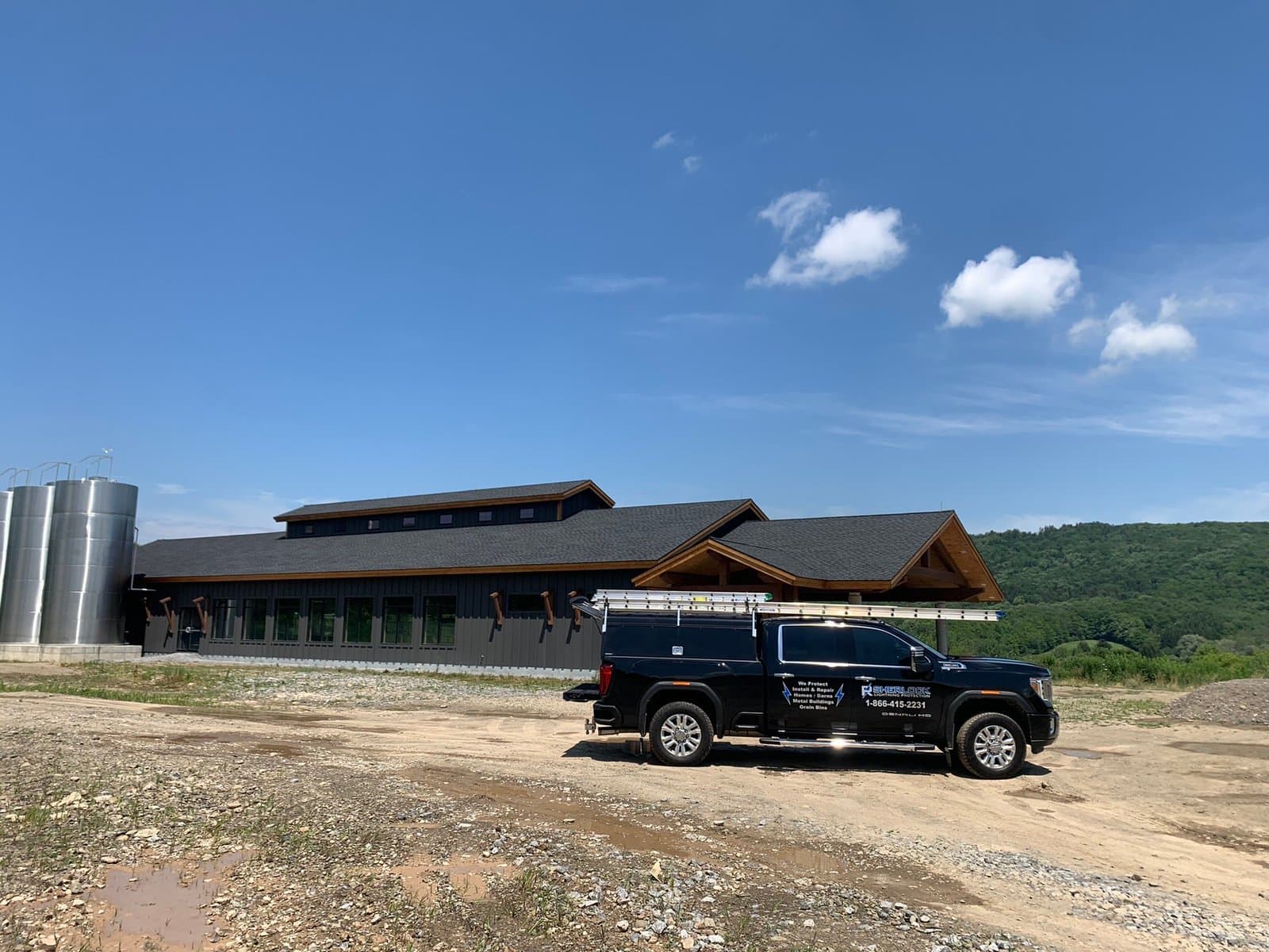 RS Lightning Protection job site photo