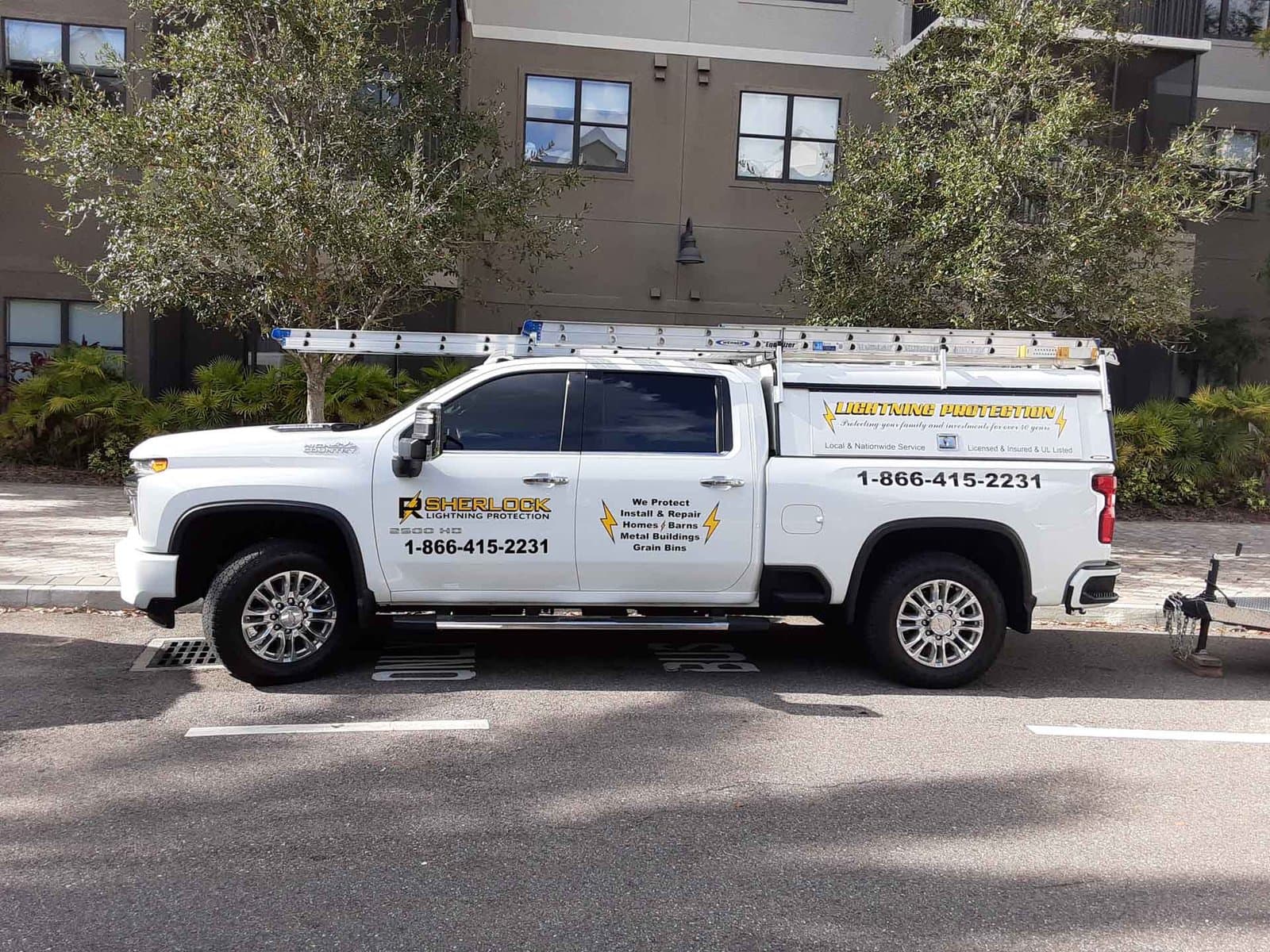 RS Lightning Protection work on a schools & institutional property
