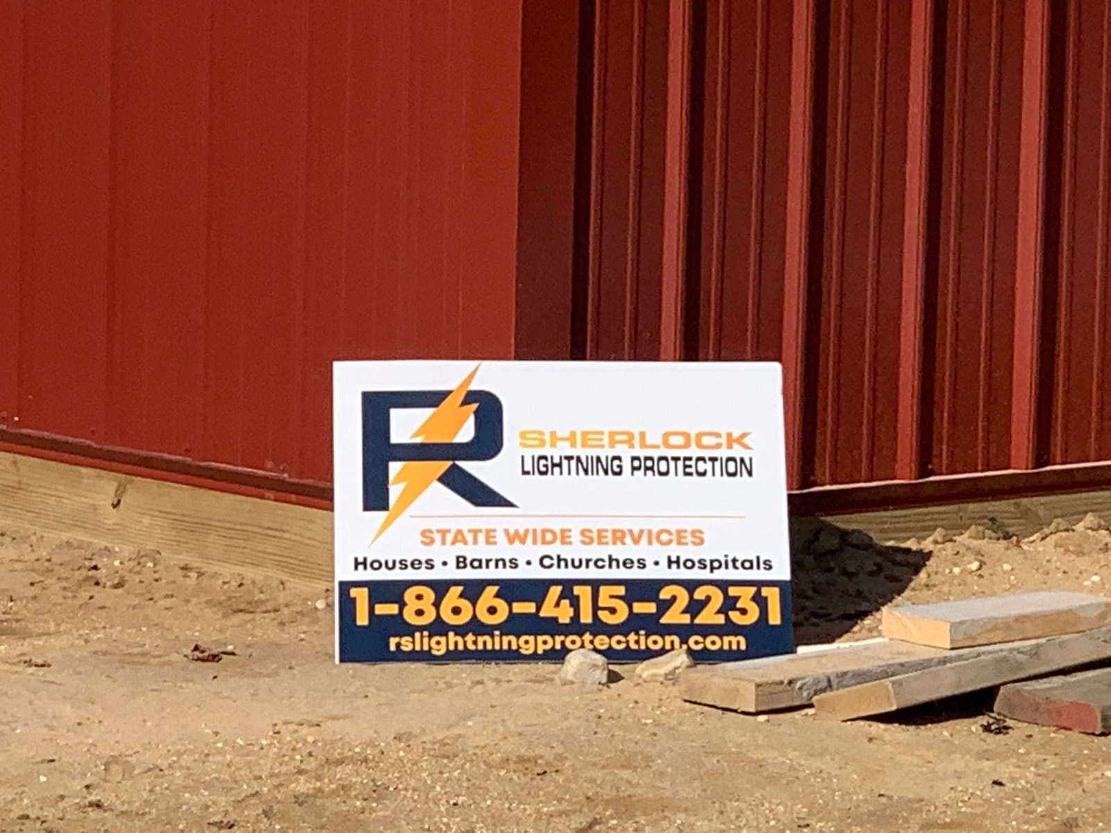 RS Lightning Protection service truck and equipment