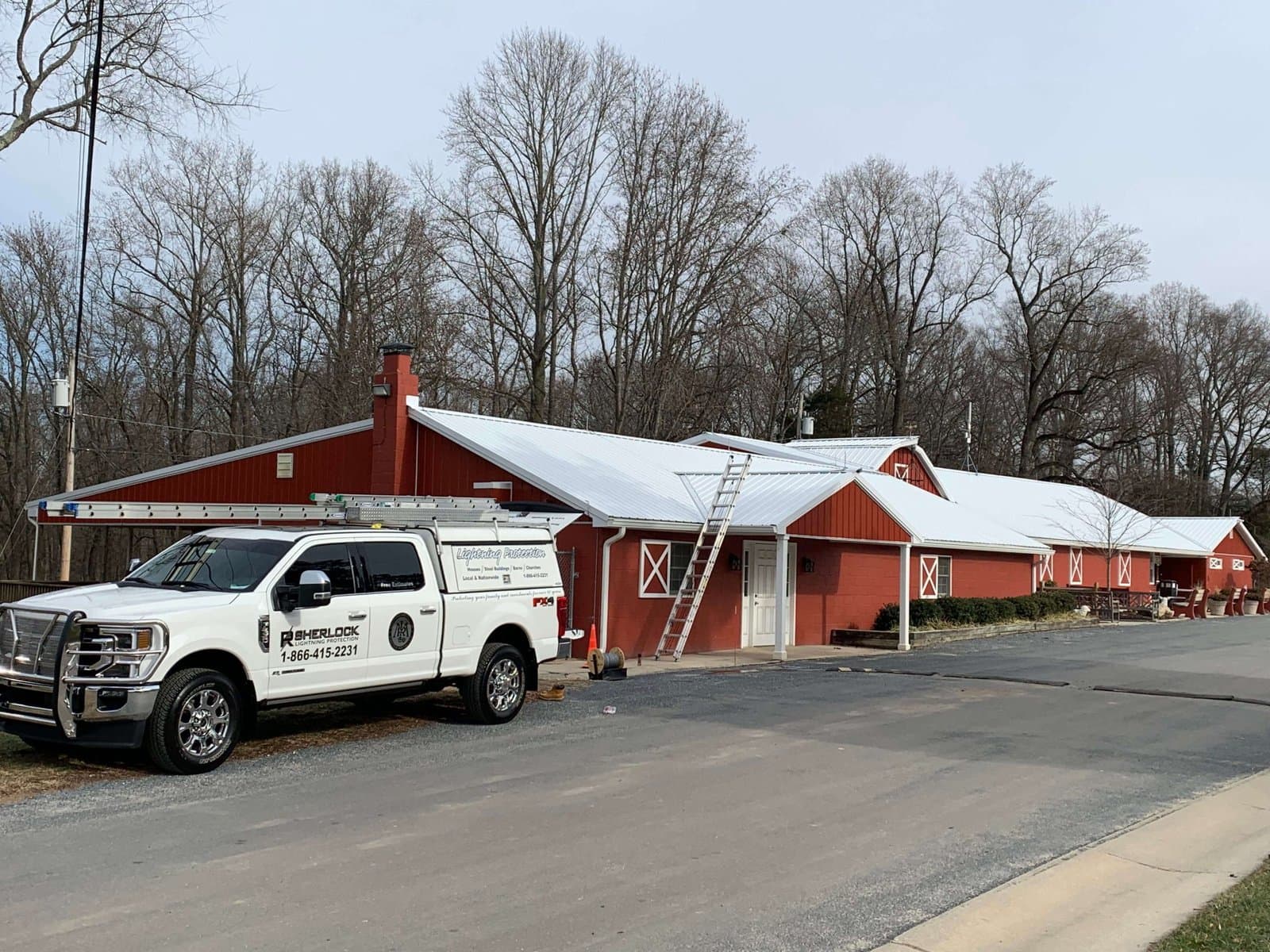 RS Lightning Protection service truck and equipment