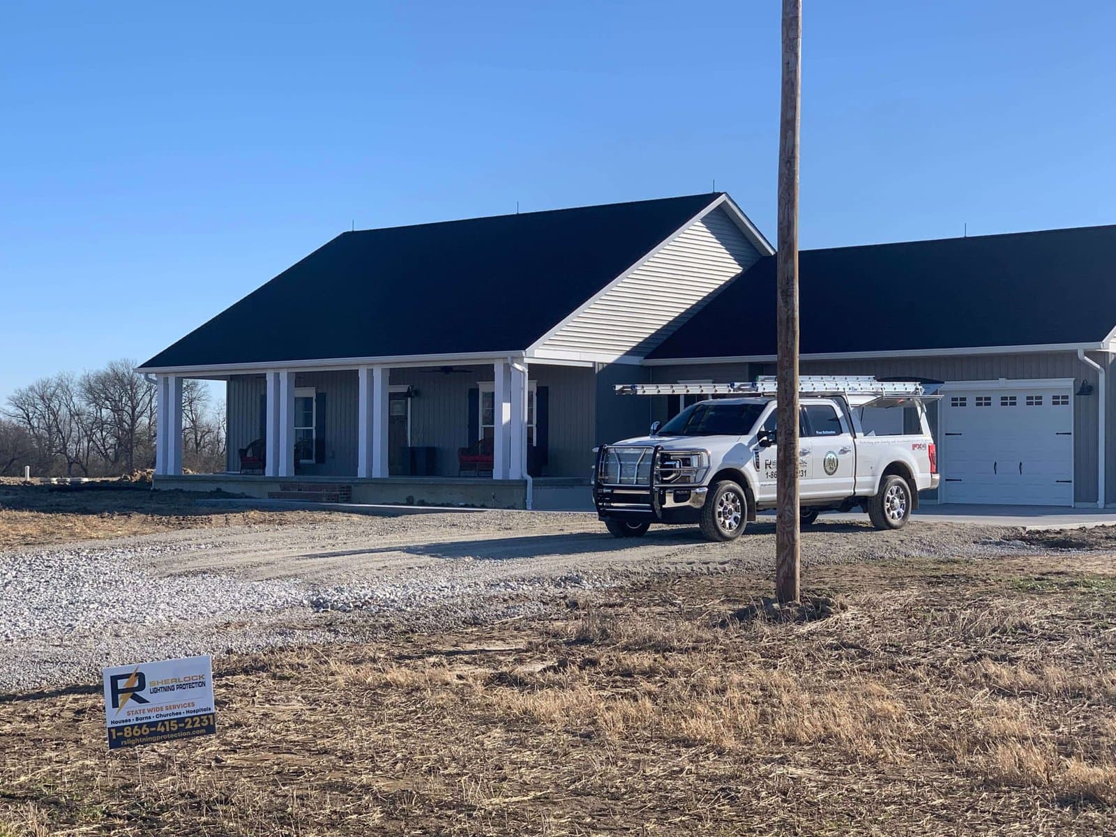 RS Lightning Protection job site photo