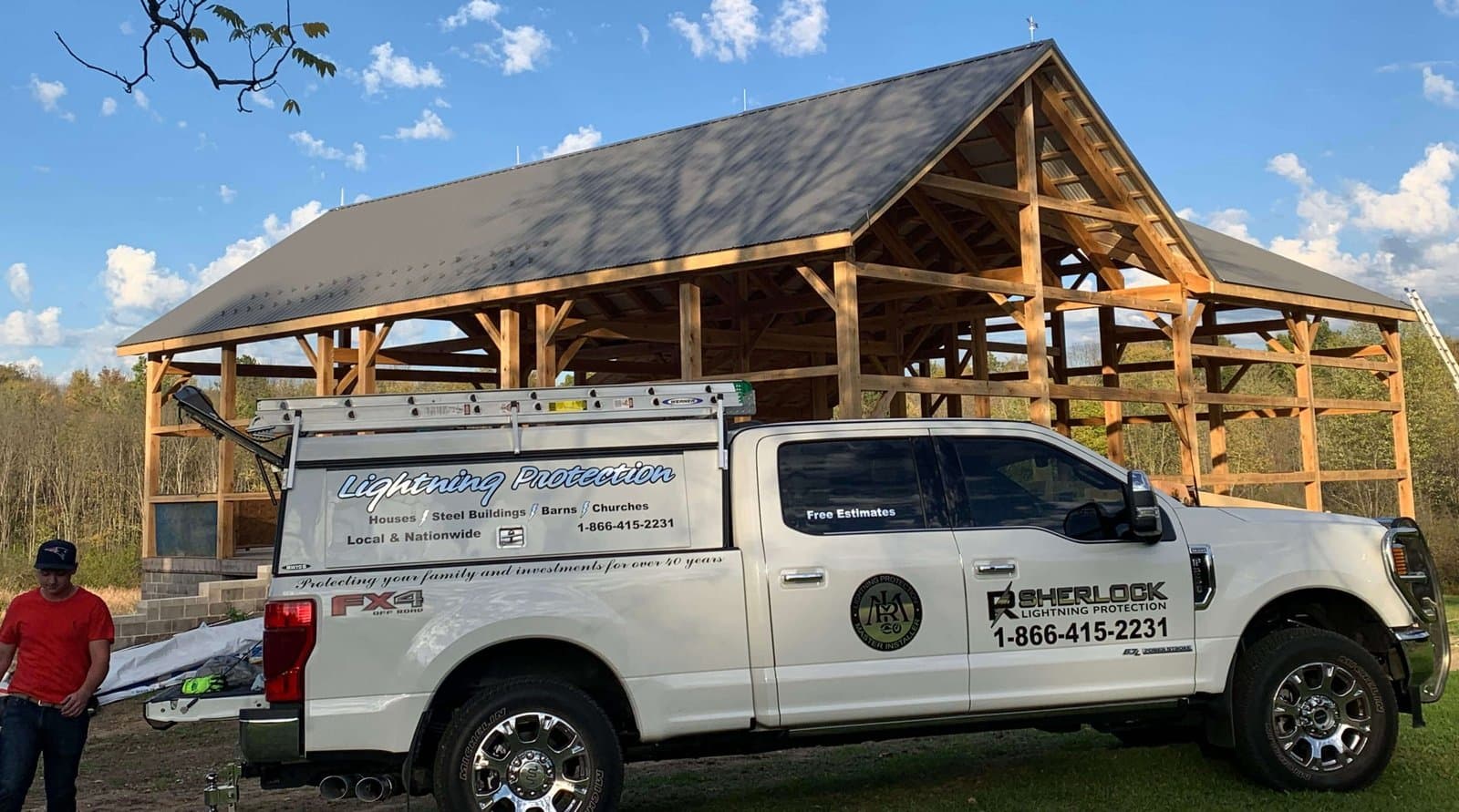 RS Lightning Protection job site photo