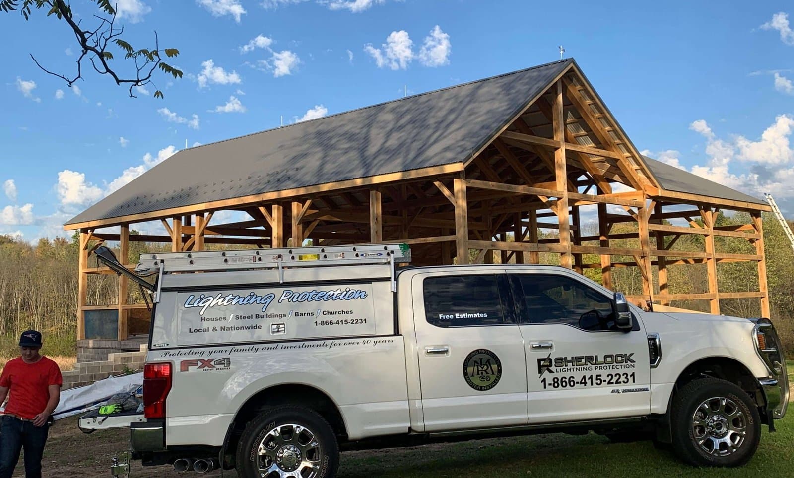 RS Lightning Protection job site photo